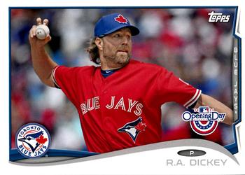2014 Topps Opening Day #9 R.A. Dickey Front