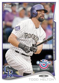 2014 Topps Opening Day #46 Todd Helton Front