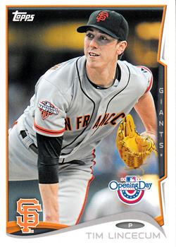 2014 Topps Opening Day #125 Tim Lincecum Front