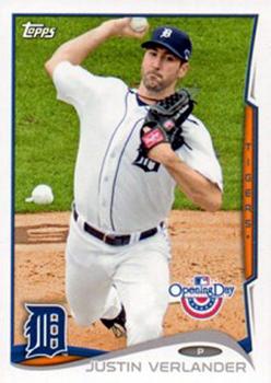 2014 Topps Opening Day #80 Justin Verlander Front
