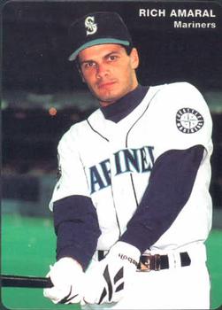 1995 Mother's Cookies Seattle Mariners #13 Rich Amaral Front