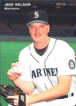 1995 Mother's Cookies Seattle Mariners #25 Jeff Nelson Front