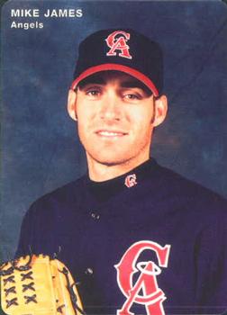 1996 Mother's Cookies California Angels #23 Mike James Front