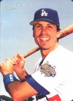 1996 Mother's Cookies Los Angeles Dodgers #7 Greg Gagne Front