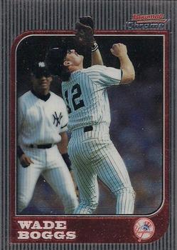 1997 Bowman Chrome #44 Wade Boggs Front