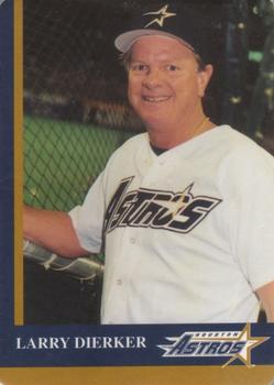 1997 Mother's Cookies Houston Astros #1 Larry Dierker Front