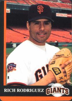 1997 Mother's Cookies San Francisco Giants #22 Rich Rodriguez Front