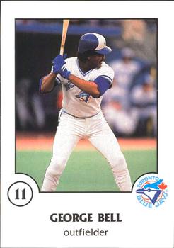 1988 Toronto Blue Jays Fire Safety #NNO George Bell Front