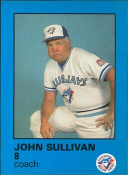 1985 Toronto Blue Jays Fire Safety #NNO John Sullivan Front