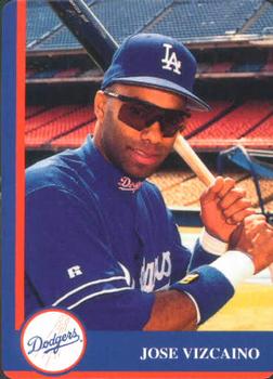 1998 Mother's Cookies Los Angeles Dodgers #8 Jose Vizcaino Front