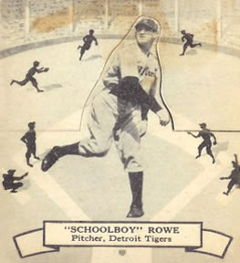1937 O-Pee-Chee Batter Ups (V300) #134 Schoolboy Rowe Front
