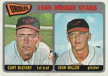 1965 O-Pee-Chee #49 Orioles 1965 Rookie Stars (Curt Blefary / John Miller) Front