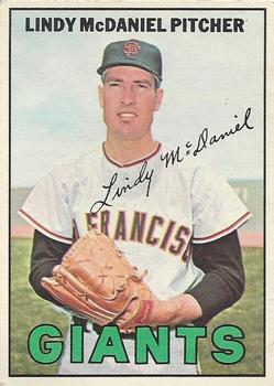 1967 O-Pee-Chee #46 Lindy McDaniel Front