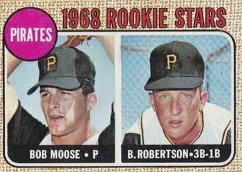 1968 O-Pee-Chee #36 Pirates 1968 Rookie Stars (Bob Moose / Bob Robertson) Front