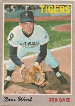 1970 O-Pee-Chee #33 Don Wert Front