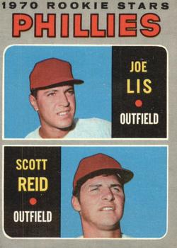 1970 O-Pee-Chee #56 Phillies 1970 Rookie Stars (Joe Lis / Scott Reid) Front