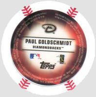 2014 Topps Chipz #NNO Paul Goldschmidt Back