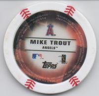 2014 Topps Chipz #NNO Mike Trout Back