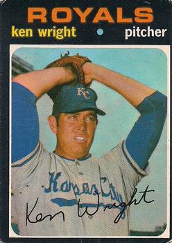 1971 O-Pee-Chee #504 Ken Wright Front