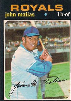 1971 O-Pee-Chee #546 John Matias Front