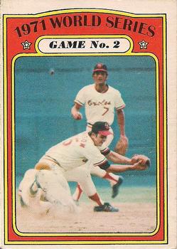 1972 O-Pee-Chee #224 1971 World Series Game No. 2 Front