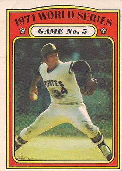 1972 O-Pee-Chee #227 1971 World Series Game No. 5 Front