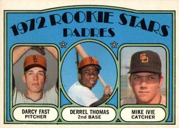 1972 O-Pee-Chee #457 Padres 1972 Rookie Stars (Darcy Fast / Derrel Thomas / Mike Ivie) Front