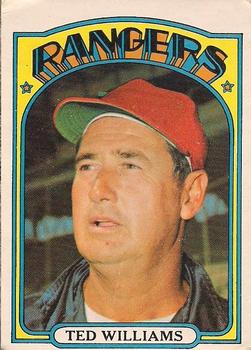 1972 O-Pee-Chee #510 Ted Williams Front