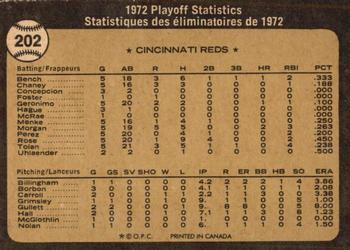 1973 O-Pee-Chee #202 N.L. Playoffs - Foster's Run Decides It Back