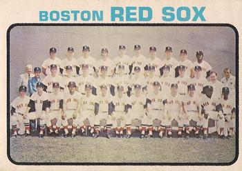 1973 O-Pee-Chee #596 Boston Red Sox Front