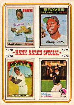 1974 O-Pee-Chee #9 Hank Aaron Special 1970-1973 Front