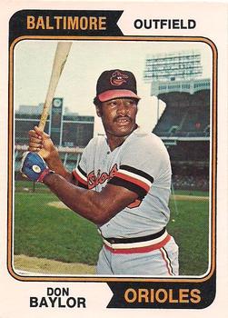 1974 O-Pee-Chee #187 Don Baylor Front