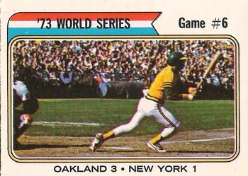 1974 O-Pee-Chee #477 '73 World Series Game #6 Front