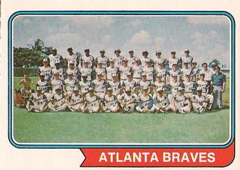 1974 O-Pee-Chee #483 Atlanta Braves Front
