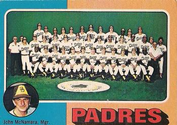 1975 O-Pee-Chee #146 San Diego Padres / John McNamara Front
