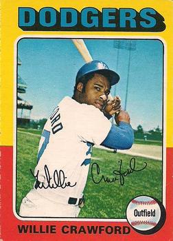 1975 O-Pee-Chee #186 Willie Crawford Front