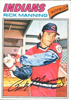 1977 O-Pee-Chee #190 Rick Manning Front