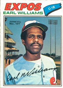 1977 O-Pee-Chee #252 Earl Williams Front
