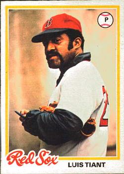 1978 O-Pee-Chee #124 Luis Tiant Front