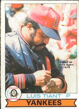1979 O-Pee-Chee #299 Luis Tiant Front