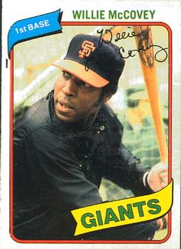 1980 O-Pee-Chee #176 Willie McCovey Front
