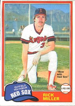 1981 O-Pee-Chee #239 Rick Miller Front