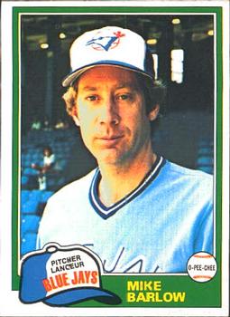 1981 O-Pee-Chee #77 Mike Barlow Front