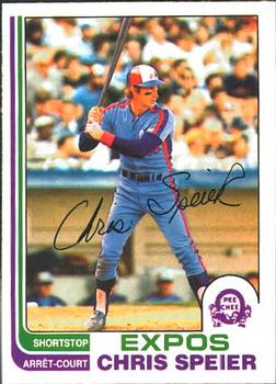 1982 O-Pee-Chee #198 Chris Speier Front