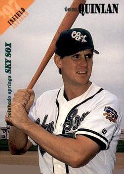 1997 Colorado Springs Sky Sox #20 Tom Quinlan Front