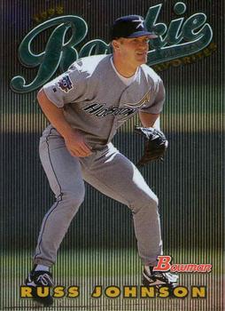 1997 Bowman - 1998 Rookie of the Year Favorites #ROY6 Russ Johnson Front
