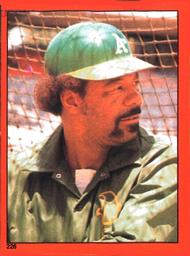 1982 O-Pee-Chee Stickers #226 Cliff Johnson Front