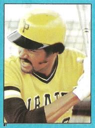 1982 Topps Stickers #81 Omar Moreno Front