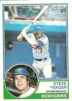 1983 O-Pee-Chee #261 Steve Yeager Front
