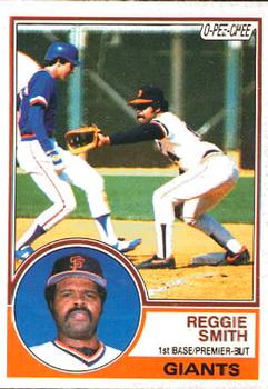 1983 O-Pee-Chee #282 Reggie Smith Front